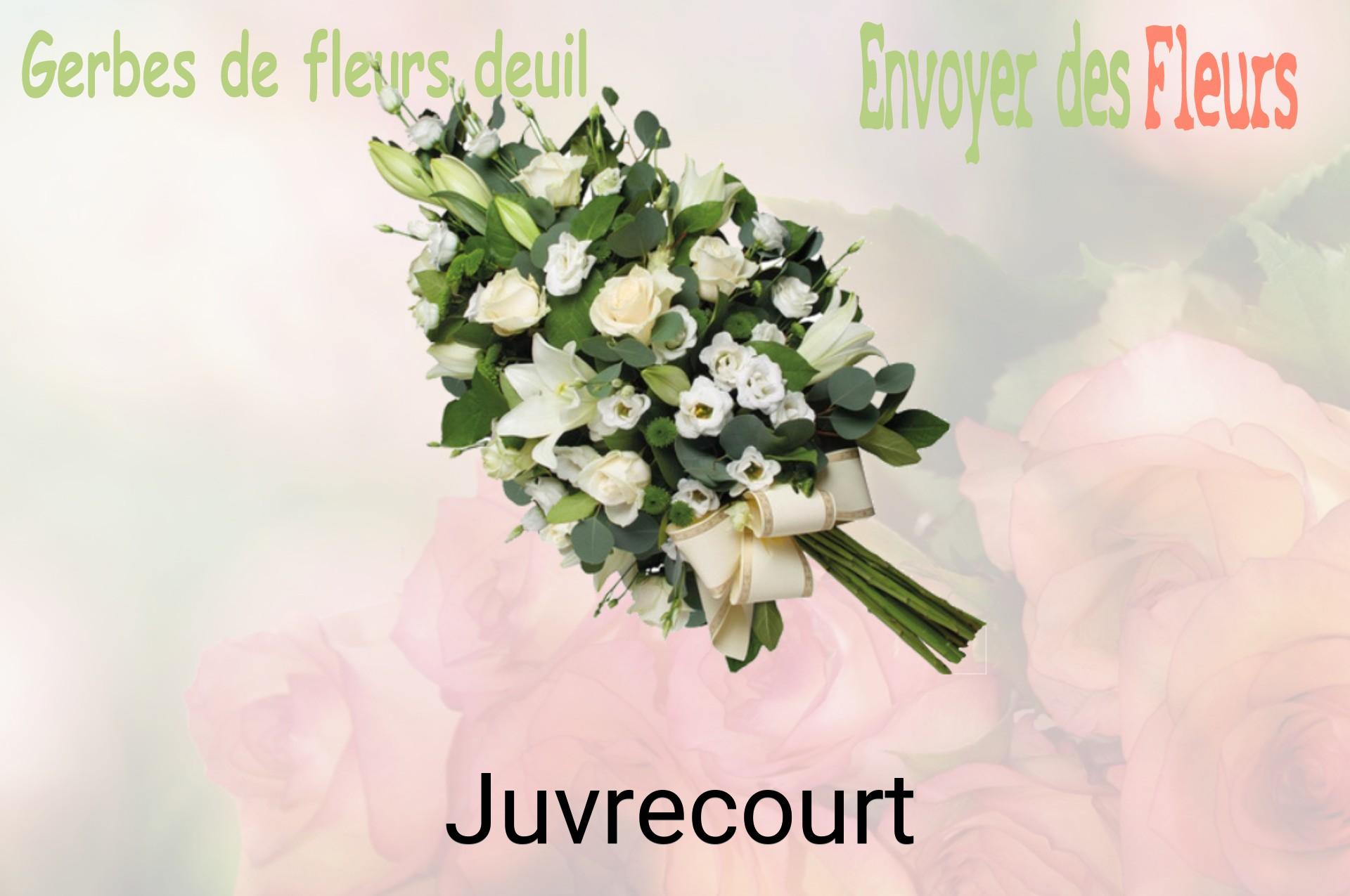 Gerbe de fleurs de deuil livrée à Juvrecourt